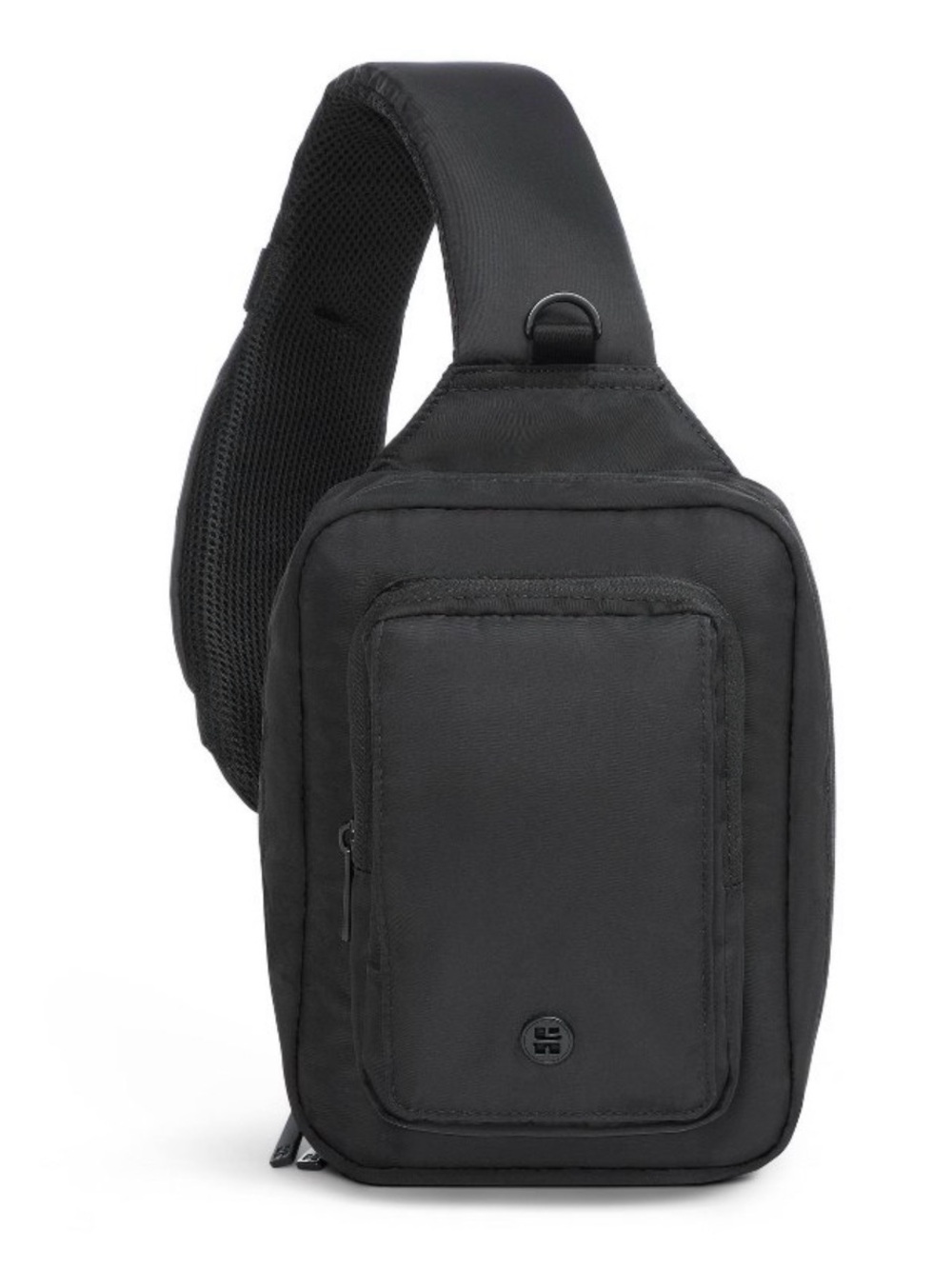 Huggies Signature Sling Solid Shoulder Diaper Bag- Black